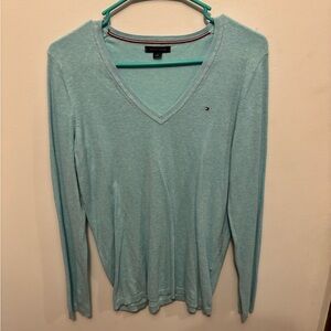 Tommy Hilfiger Sky Blue Knit Top